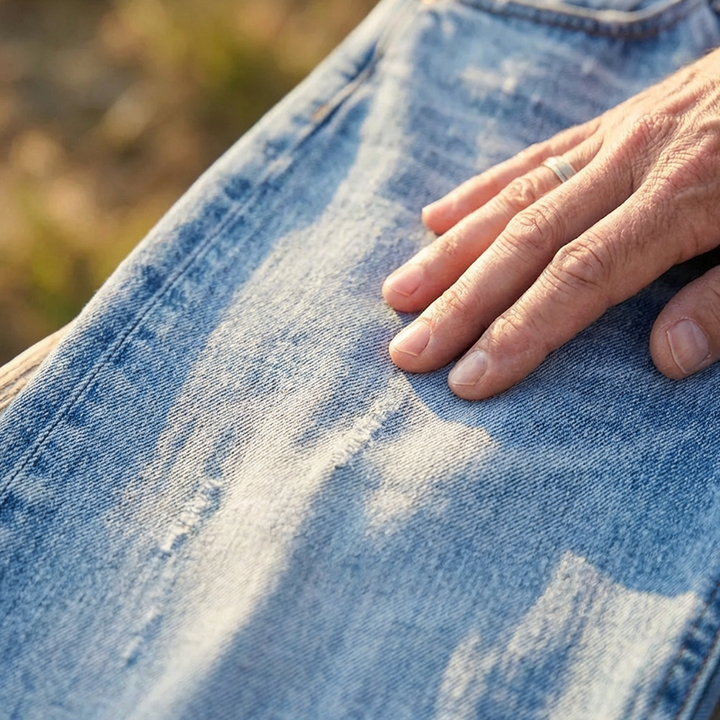 Jeans corti dritti retro per donna
