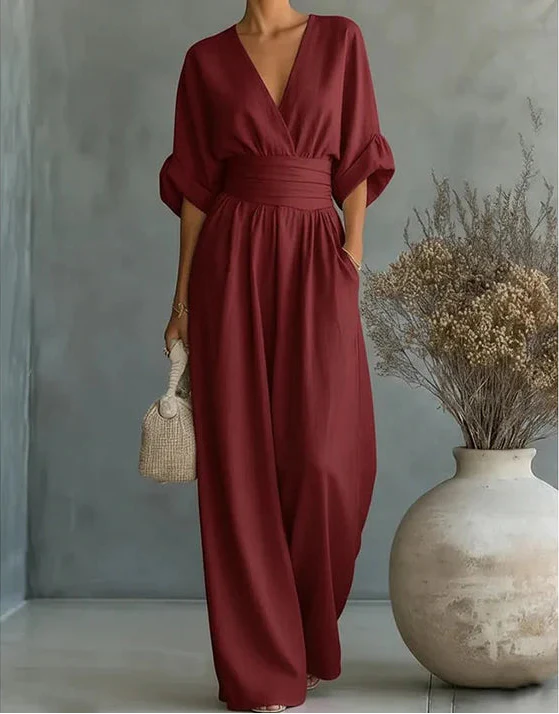 Daniela - elegante costume intero con scollo a V