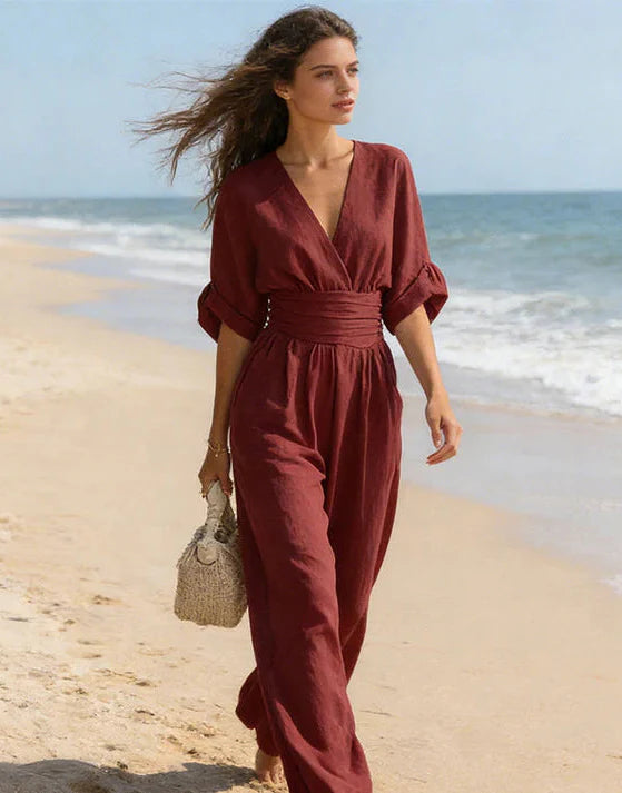 Daniela - elegante costume intero con scollo a V