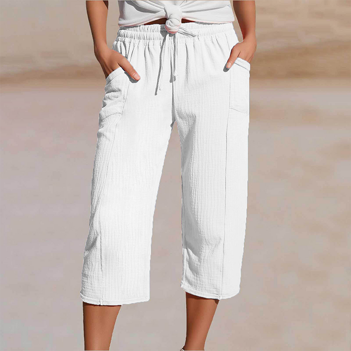 Pantaloncini a pieghe da donna