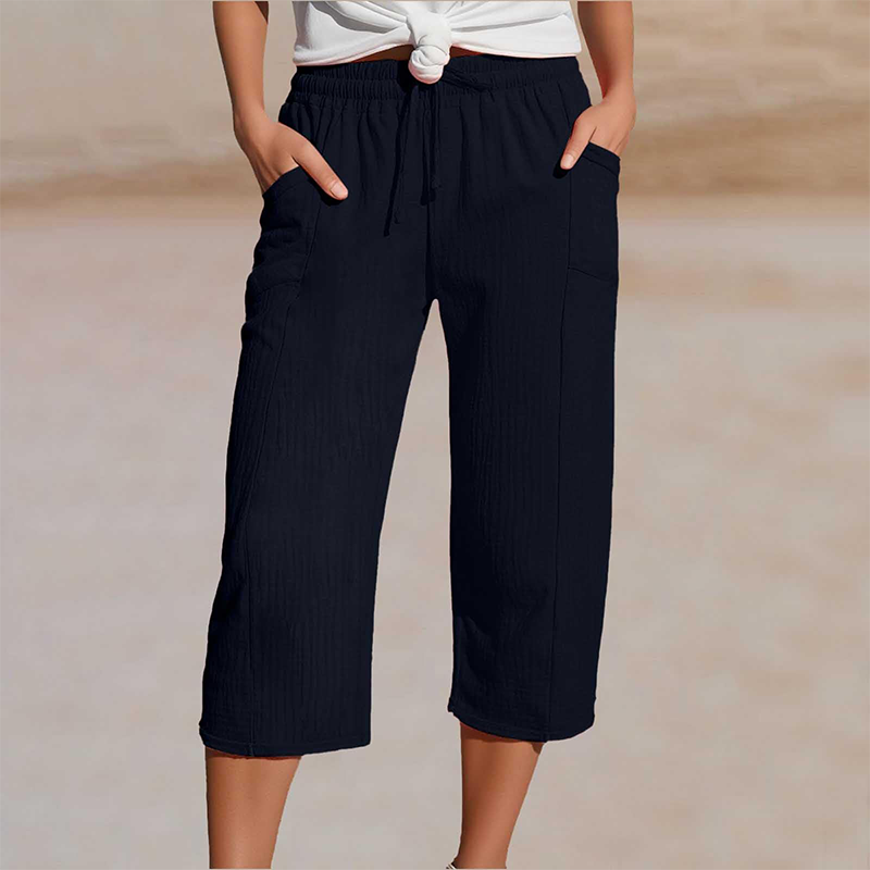 Pantaloncini a pieghe da donna