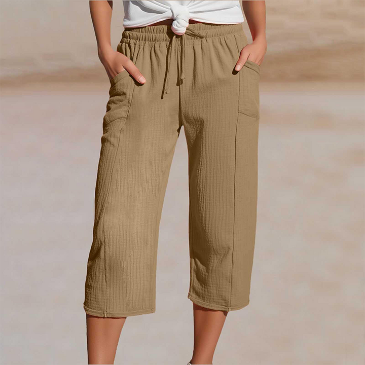 Pantaloncini a pieghe da donna