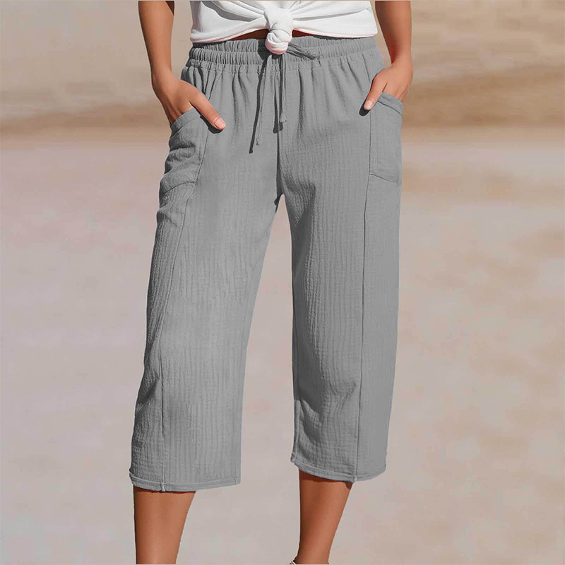 Pantaloncini a pieghe da donna
