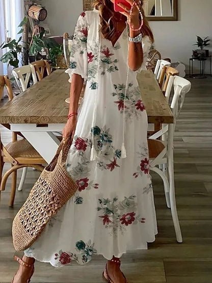 Luna | Vestito Midi in Stile Boho Senza Sforzo