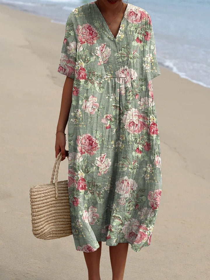 Lina | Vestito a Fiori Vintage