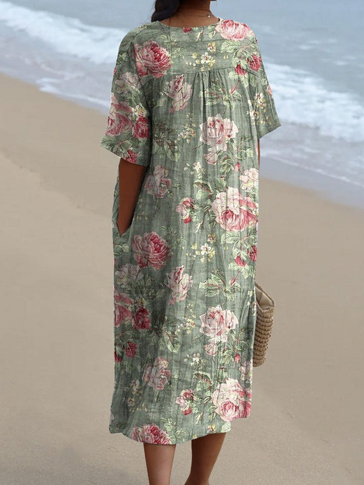 Lina | Vestito a Fiori Vintage